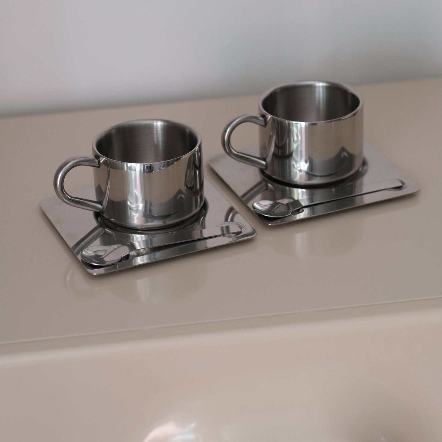 Stainless steel coffee set